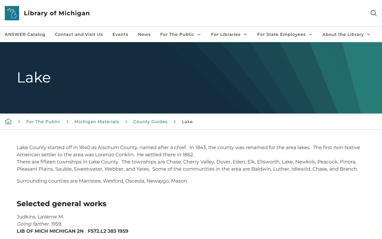 Lake County clerk vital records and genealogy county guide