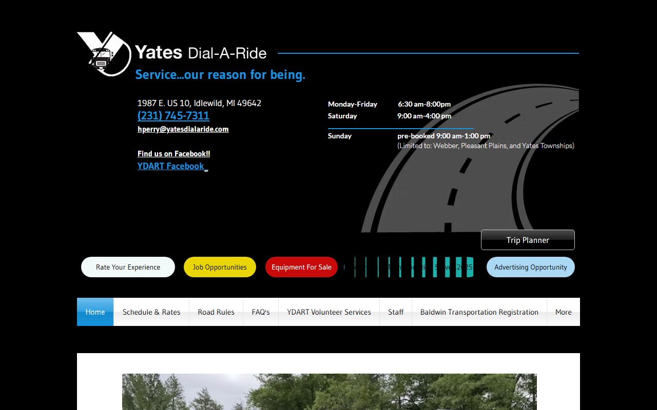 Lake County traffic court transportation Yates Dial-A-Ride